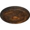 Ekena Millwork Vienna Ceiling Medallion (Fits Canopies up to 3 1/4"), Hand-Painted Rust, 16 7/8"OD x 5/8"P CM17VIRUS - alternate 2